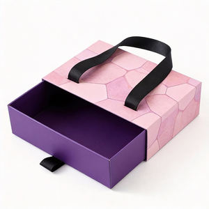 Scatole Scorrevoli con Logo Personalizzato Stampato, in Cartone Kraft Rigido, Universali, per Confezioni Regalo, con Fodera in Spugna e Laminazione Opaca - Product Image 1