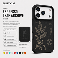 Coque de téléphone écologique biodégradable antichoc en paille de blé, personnalisable avec logo OEM imprimable par gravure à froid pour iPhone 18 Pro Max 17 Air 16 15