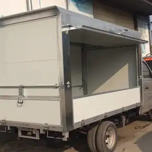 Joyfly fiberglass insulated cargo freezer truck box body oem customized joyfly steel aluminum iron freezer van refrigerated truck for fresh