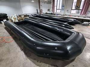 Factory Direct Sales PVC Water Sports Boat Aluminum Floor <b>Large</b> <b>Inflatable</b> Rubber for Fishing - Product Image 4