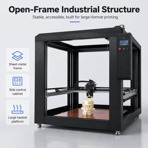Impresora 3D FDM Industrial de Alta Velocidad, Sistema Abierto Grande de 1200x1200mm con Cama Calefactada para Prototipos y Producción - Product Image 4