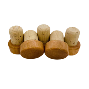 Tapón de madera para botella de <span class=keywords><strong>vino</strong></span>, práctico tapón de corcho para <span class=keywords><strong>vino</strong></span> <span class=keywords><strong>tinto</strong></span> - Product Image 6