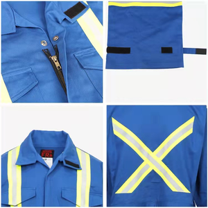 Setelan baju kodok katun Anti api, setelan baju terusan pelindung kerja, katun Anti statis, tahan api, setelan Jumpsuit - Product Image 5