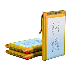 신기술 ZonYou 8000mAh 고용량 리튬 폴리머 배터리 LiCoO2 양극재 500회 사이클 3C 전자제품용 파워뱅크 - Product Image 6