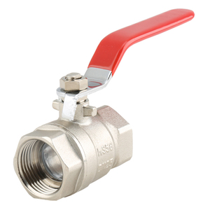 Válvulas de Bola de Agua de Latón Niquelado de 1/2 Pulgada PN25 BSP con Manija, Personalización OEM de Fábrica BMAG - Product Image 6