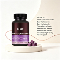 Gummies Beauté Femme Saveur Myrtille Extrait de Pueraria Papaye Peptide de Collagène Marin Soutien Immunitaire 60 Gummies/Flacon - Marque Privée