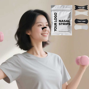 Logo OEM stampato Extra forza prestazioni strisce Nasenpflaster <span class=keywords><strong>Bandelettes</strong></span> Nasales strisce sportive Cerotti Nasali Nasali - Product Image 1