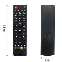 Télécommande intelligente sans fil pour télévision LG, appareil universel de remplacement, 433 MHz, pour TV LCD LED, LG, noir, 1 pièce