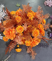QiYing Victory Eighty Bruiloftdecoratie Tafelbloemengarland Gegalvaniseerde Padhouders Passende Achterwand