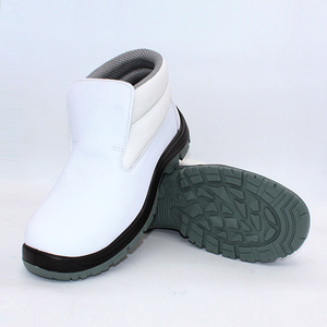 Toecap en acier résistant à l'usure antidérapant imperméable antistatique chaussures de sécurité médicales pour femmes - Product Image 3