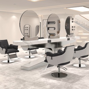 Nuevo juego de muebles de salón de belleza, lujosas sillas y mesas de peluquero, masaje de pies y juego de mesa para recortar uñas, diseño único - Product Image 2