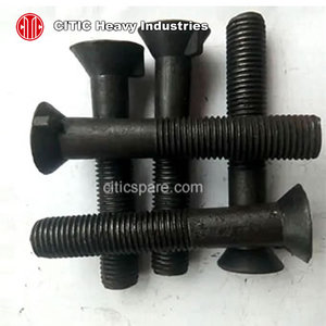 CITIC कार्बन स्टील बॉल मिल बाल्टी बोल्ट ब्लैक ऑक्साइड क्रशर लाइनर स्क्रू हॉट फोर्जिंग बोल्ट - Product Image 3