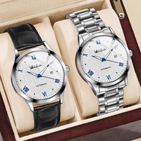 Montre tendance en acier inoxydable à quartz pour homme, fond ajouré, style professionnel, étanche 30M, calendrier lumineux, aiguilles de 22mm