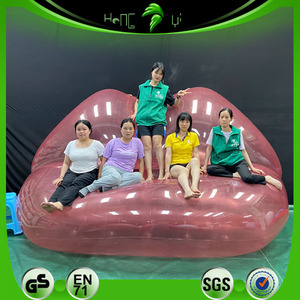Tùy chỉnh Inflatable thư bị trả lại sofa rõ ràng PVC Inflatable môi nệm - Product Image 2