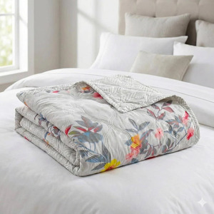 Edredón de Algodón con Estampado Floral – Cubrecama Acolchado Ligero para Decoración de Dormitorios, Ropa de Cama para el Hogar y Suministro al por Mayor - Product Image 6