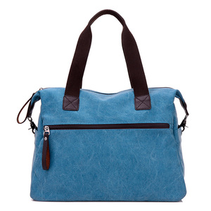 Wholesale Designer Travel Multi Pocket Tote <b>Large</b> Capacity <b>Canvas</b> Crossbody Shoulder <b>Bag</b> Ladies Handbag - Product Image 3
