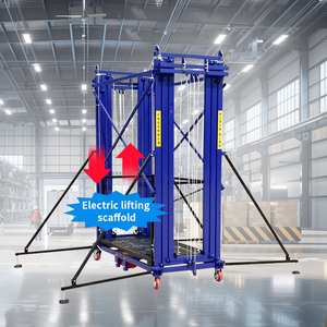 Plataforma Elevadora Eléctrica Móvil Portátil de 500 kg, 3 m, 6 m, 8 m, 7 m, Andamio Eléctrico Plegable para Construcción - Product Image 6