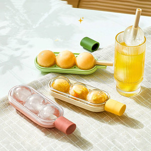 Moule à glace en silicone pour sucette Moule à glace Petit plateau de congélation des aliments pour bébé Réfrigérateur ménager Cubes à glace Plateau à paille pour crème glacée - Product Image 1