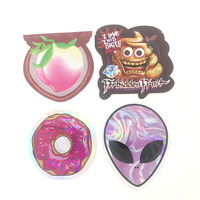 Sacs Mylar personnalisés découpés sur mesure, résistants à l'humidité, avec fermeture éclair, pour aliments pour animaux et gelée, 3.5g, 1 oz, 14g, 28g, avec logo, vente en gros Chine