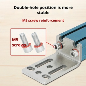 Bloque de conexión en L 1615D/2015D para brazo secundario manual, placa de conexión, bloque fijo, varilla de extensión - Product Image 4