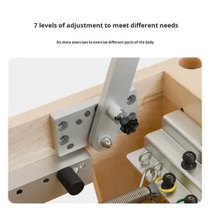 Cama de Pilates para Ejercicios de Core, Estudio de Yoga, Uso Dual en Casa, Tres en Uno, Madera Gris, Estilo Loft de Shandong - Product Image 4