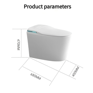 Hiện đại được xây dựng trong bọt chân cảm biến tự động xả nước phòng tắm một mảnh nhà vệ sinh thông minh commode ghế sưởi ấm CHẬU VỆ SINH nhà vệ sinh thông minh - Product Image 6