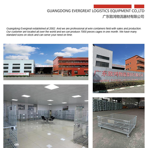 800*600*640 A/Model Heavy-duty Steel Warehouse Storage Cages Foldable <strong>Collapsible</strong> Forklift Shelving Tool Iron Cages Wholesale - Product Image 6