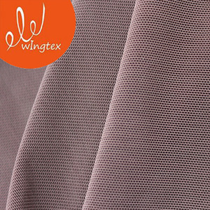 15% Spandex lavorato a maglia Plain Power Net tessuto a rete 85% <span class=keywords><strong>poliammide</strong></span> <span class=keywords><strong>Nylon</strong></span> per sari tessuto elasticizzato tinta unita ordito N70D * E210D Wingtex - Product Image 2