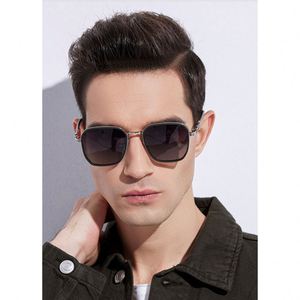 Model 31884 <strong>square</strong> Metal Sunglasses Polarized Sunglasses Ready Stock Eyeglasses Frames <strong>Ray</strong> Sun UV400 - Product Image 3
