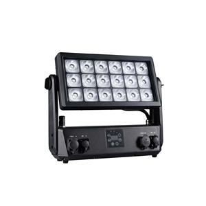 Ip65 độ sáng cao pin máy giặt <span class=keywords><strong>LED</strong></span> 18x20W rgbwap 6in1 pin <span class=keywords><strong>LED</strong></span> thành phố màu tường rửa ánh sáng Disco ánh sáng sân khấu - Product Image 3