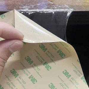 Cinta Adhesiva Acrílica Transparente de Doble Cara para Uso Industrial, 0.1mm, para Adhesivo 467MP, Vinilo/PET Troquelado - Product Image 1