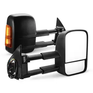 San Hima Zwart Handmatig Opvouwbare Uitschuifbare Sleepspiegels Voor Toyota Hilux 2005-2015 Zijspiegel 3 Jaar/Vatm022a Cn; Zhe