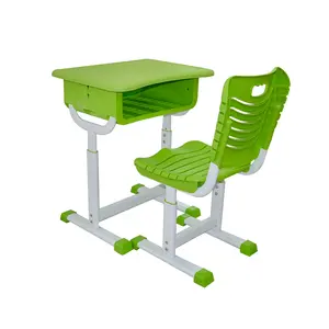 Modern Design School Desk And Chair University Furniture MDF Wood PP Plastic Folding Classroom Student Desk And Chair
