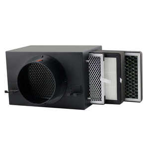 Filtre à <span class=keywords><strong>air</strong></span> en métal à 3 couches, boîte de filtre à <span class=keywords><strong>air</strong></span>, véritable filtre à charbon actif à haute efficacité, <span class=keywords><strong>purificateur</strong></span> <span class=keywords><strong>d</strong></span>'<span class=keywords><strong>air</strong></span> intérieur PM2.5, filtre de ventilateur <span class=keywords><strong>d</strong></span>'évacuation, 250 m/h - Product Image 3