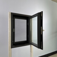 Ventanas y Puertas Exteriores Modernas de Alta Resistencia, de Aleación de Aluminio, Perfil Delgado, Insonorizadas, con Certificación Energy Star, Doble Acristalamiento
