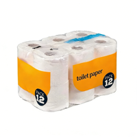 Vente directe du fabricant, papier toilette hygiénique, écologique, de haute qualité, rouleaux de papier toilette bon marché, étiquette privée personnalisée