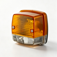 Feu de signalisation halogène ambre DC12V IP65 à 2 boulons pour tracteur agricole