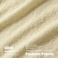 Tissu de laine épais chaud et doux tissu de pull extensible en molleton pour cardigan/textile à la maison/sweat à capuche