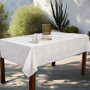 Di lusso di alta qualità 5D goffrato pizzo in plastica copertura della tavola in PVC tovaglia con motivo floreale per matrimoni banchetti uso domestico - Product Image 2