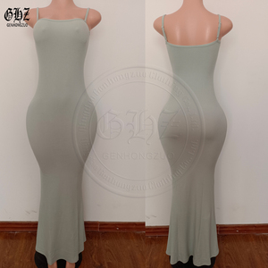 Abiti Corti Sexy da Donna Y2K con Logo Ricamato Personalizzato, Vestiti Aderenti Senza Maniche, Abiti Slip Semplici, <span class=keywords><strong>Abito</strong></span> <span class=keywords><strong>Canotta</strong></span> - Product Image 4