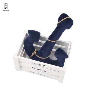 Nouveau gros bateau marin thème marin bleu océan ancre nautique décoratif jeter oreiller pour <span class=keywords><strong>la</strong></span> décoration intérieure - Product Image 3