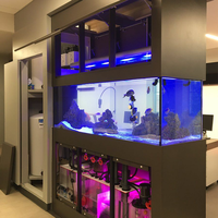 Umwelt freundliches Aquarium im modernen Stil Nicht vergilben des Kunststoffzylinder-Design für Wohnzimmer-Desktop 100W Direkt verkauf ab Werk