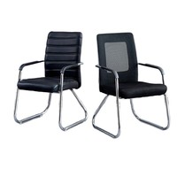 Chaise de bureau ergonomique à dossier haut avec accoudoirs pour réunions et visiteurs, pour l'approvisionnement transfrontalier