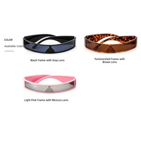 Nouvel Arrivage Modèle 630 Lunettes de Soleil Cyberpunk Futuristes à Monture Carrée Pleine en PC avec Logo Étoile UV400 Unisexe pour Soirées Rave