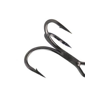1000 piezas de anzuelos triples redondos súper afilados, 3 veces más resistentes, de acero con alto contenido de carbono, antirust, 1-18 #   Anzuelos Triples para Pesca Marina - Product Image 2