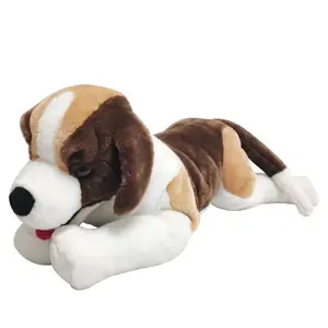 OEM/ODM 31 inch Large size Lovely Laydown Dog Soft Plush toy