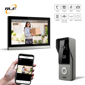Videoportero Inteligente WiFi de <span class=keywords><strong>2</strong></span> Cables y 1080P con Intercomunicador Bidireccional, Monitor de 10 Pulgadas, Resistente a la Intemperie y con Detección de Movimiento, Control por Aplicación Tuya - Product Image 1