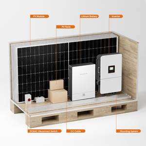 Sistema de Techo Solar Fotovoltaico Híbrido Completo Sunark de 10Kw, 16Kw, 20Kw para Viviendas Residenciales, Garantía de 25 Años, SE-HY 3-30Kw Sol - Product Image 5