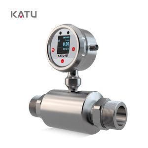 KATUステンレス鋼OEM下水廃水伝導液体流量計デジタル磁気電磁流量計 - Product Image 5