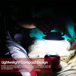 Lanterne portable multifonctionnelle d'urgence pour l'extérieur avec batterie rechargeable, lampe de camping - Product Image 5